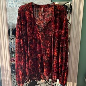 Free People Patterned Top